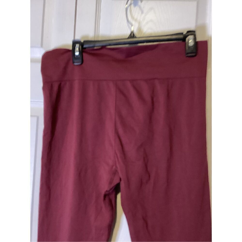 Maroon Yoga Pants - Picture 3 of 5